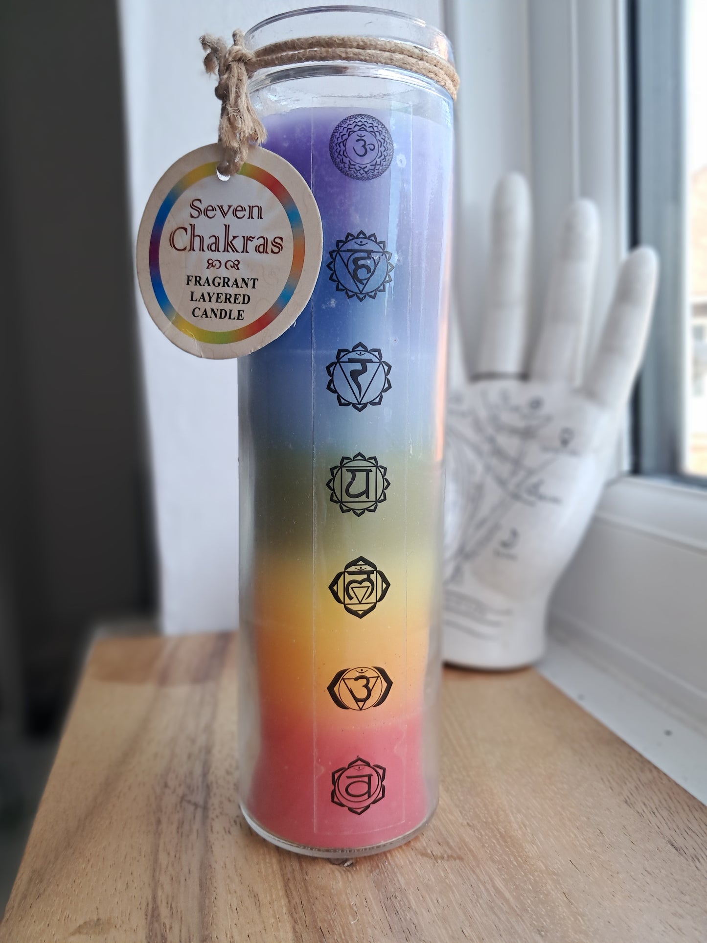 Seven Chakra Candle