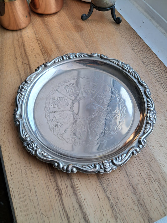 Vintage Silver Trinket Tray