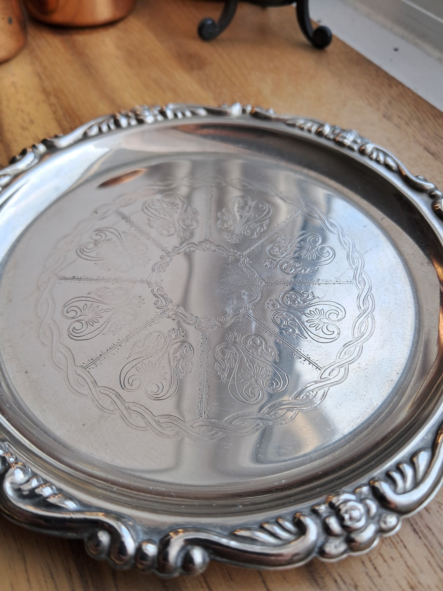 Vintage Silver Trinket Tray